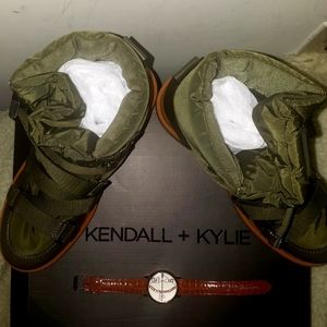 Kylie and Kendall bootie + Watch